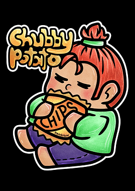 thick bold chubby overweig