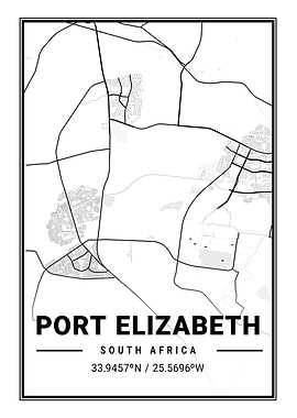 Port Elizabeth Light Map