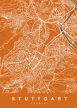Cologne City Map Germany