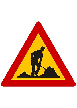 Greek Road Sign