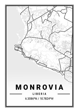 Monrovia Light City Map