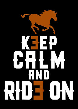 Horse Lover Keep Calm and