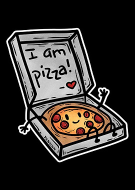 Pizza Love cardboard Italy