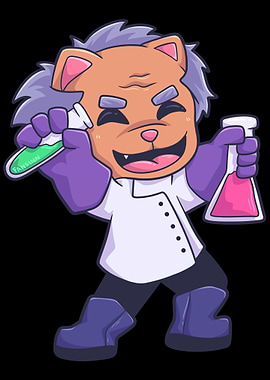 mad scientist Cat Nerd