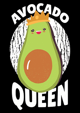 Avocado Queen Cute