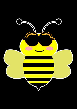 bee sunglasses funny sweet