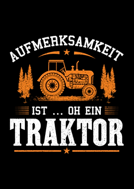 Lustiger Traktor Spruch
