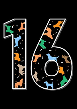16th birthday dog gift