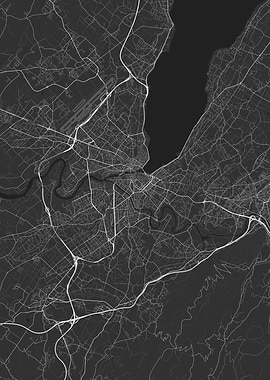 Geneva Switzerland Map