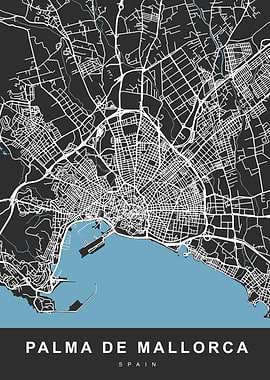 Palma de Mallorca City Map