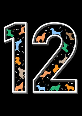 12 twelfth birthday dog