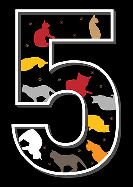 5 fifth birthday cats