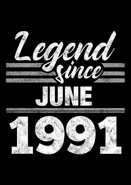 Legend Since June 1991