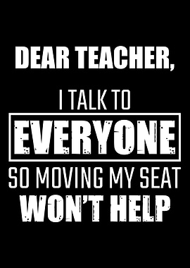 School I talk to everyon