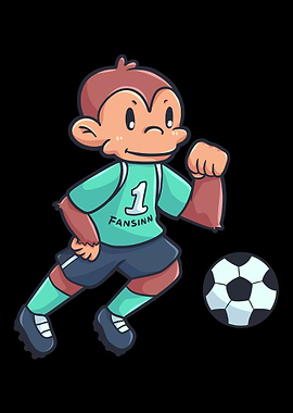 Monkey Football Sports Gam