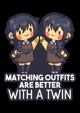 Girl twins sister gift