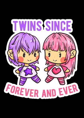 Family Twins Girls Childre