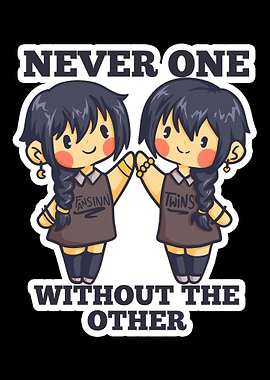 Girl twins sister gift