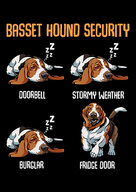 Basset Hound Security Anim
