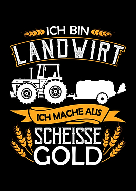 Landwirt Traktor Trecker