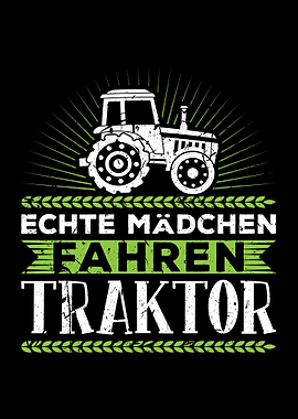 Frauen Traktor Landwirtin