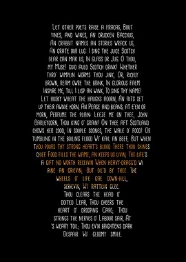 Robert Burns on Scotch