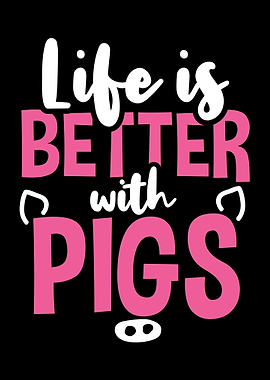 Pigs Farmer Farming