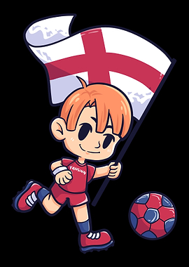 England soccer flag Young