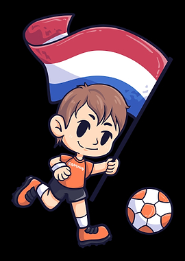 Holland football flag Youn