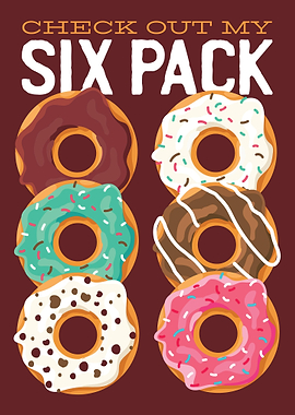 Sixpack Donut saying