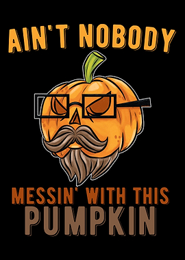 Halloween pumpkin Hipster