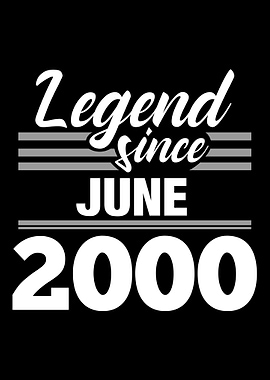 Legend Since June 2000