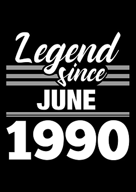 Legend Since June 1990