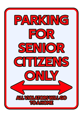 Pension Parking sign