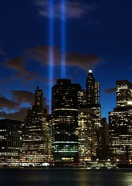 New York 9 11 Skyline NY