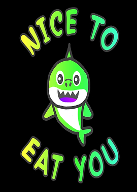 Funny Cool Shark for