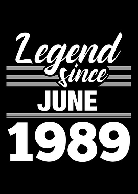 Legend Since June 1989