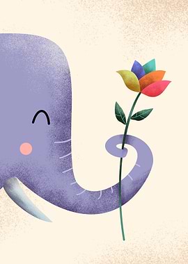 Flower and Elephant