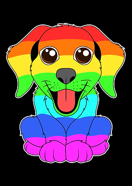 Gay Pride Dog Lover
