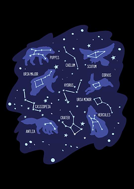 Constellation Animals Astr