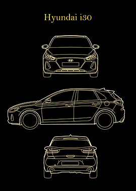 Hyundai i30 2017 Blueprint