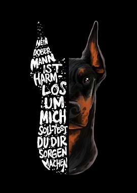 Mein Dobermann ist harmlos