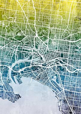 Melbourne Australia Map