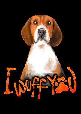 I wuff you Foxhound