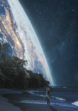 Earth infrontt of Me