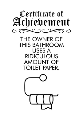 Funny Bathroom TP User