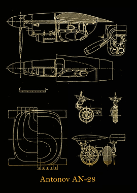 Antonov AN28 Blueprint
