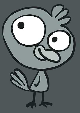 cute bird cartoon