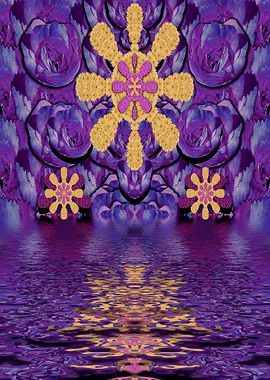 temple star over sea