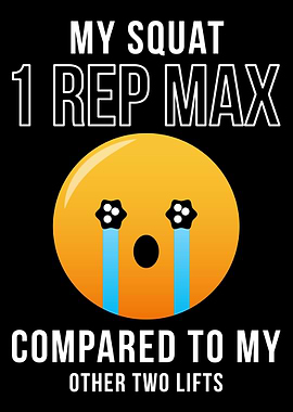 My Squat 1 Rep Max Compare